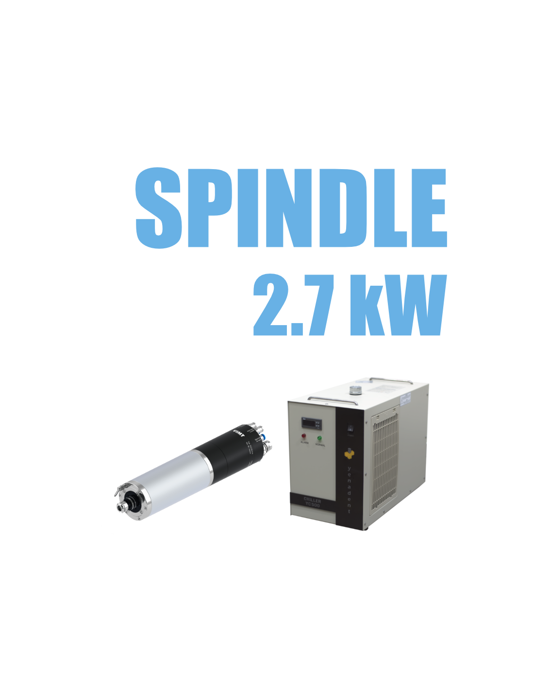 Spindle 1.3 kW to 2.7 kW